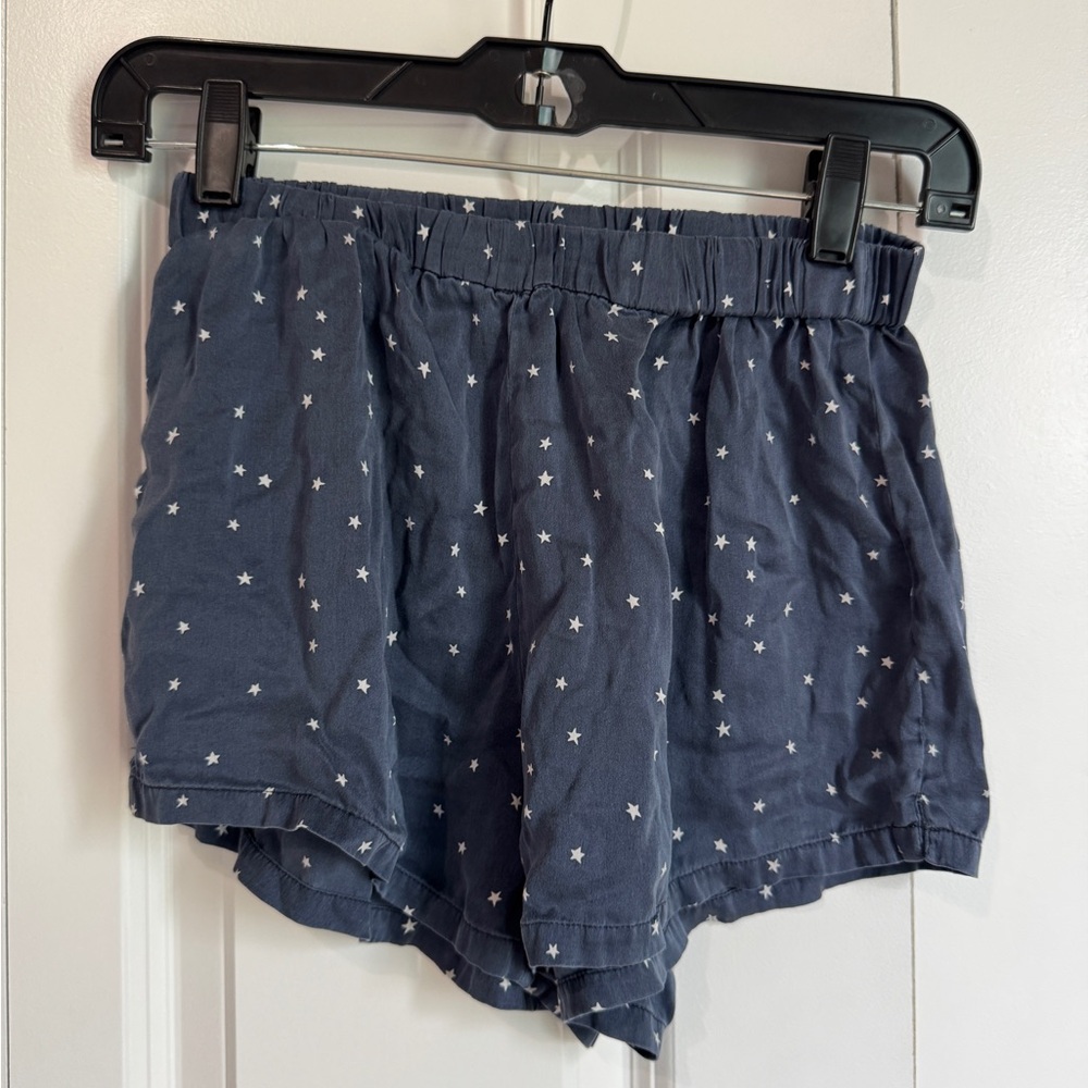Women’s Marine Layer 100% Silk Pajama Short Set Size XS Starry Night - Picture 8 of 8